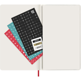Kalender 12M Weekly Notebook 2027 Softcover Large Red  i gruppen  Papir & Blokk / Kalendere / 12 md kalendere hos Pen Store (137456)