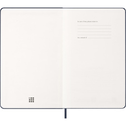 Kalender 12M Weekly Notebook 2027 Hardcover Large Sapphire Blue  i gruppen  Papir & Blokk / Kalendere / 12 md kalendere hos Pen Store (137457)