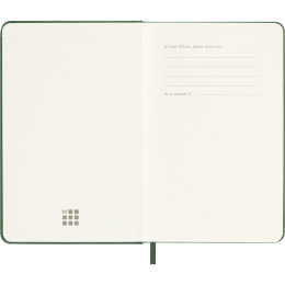 Kalender 12M Weekly Notebook 2027 Hardcover Pocket Myrtle Green  i gruppen  Papir & Blokk / Kalendere / 12 md kalendere hos Pen Store (137460)