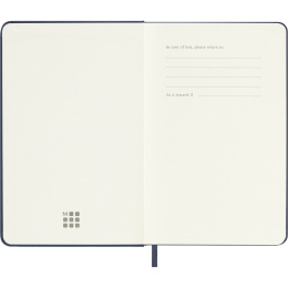 Kalender 12M Weekly Notebook 2027 Hardcover Pocket Sapphire Blue  i gruppen  Papir & Blokk / Kalendere / 12 md kalendere hos Pen Store (137465)