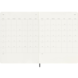 Kalender 12M Weekly Notebook 2027 Softcover XL Black  i gruppen  Papir & Blokk / Kalendere / 12 md kalendere hos Pen Store (137467)