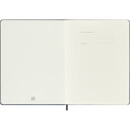 Kalender 12M Weekly Notebook 2027 Hardcover XL Sapphire Blue  i gruppen  Papir & Blokk / Kalendere / 12 md kalendere hos Pen Store (137468)