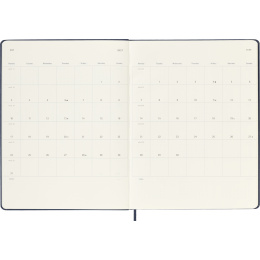 Kalender 12M Weekly Notebook 2027 Hardcover XL Sapphire Blue  i gruppen  Papir & Blokk / Kalendere / 12 md kalendere hos Pen Store (137468)