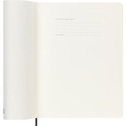 Kalender 12M Weekly Notebook 2027 Softcover XL Sapphire Blue  i gruppen  Papir & Blokk / Kalendere / 12 md kalendere hos Pen Store (137469)
