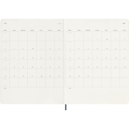 Kalender 12M Weekly Notebook 2027 Softcover XL Sapphire Blue  i gruppen  Papir & Blokk / Kalendere / 12 md kalendere hos Pen Store (137469)