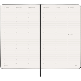 Kalender 12M Weekly Vertical 2027 Hardcover Large Black  i gruppen  Papir & Blokk / Kalendere / 12 md kalendere hos Pen Store (137470)