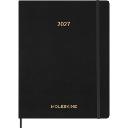 Kalender 12M Weekly Vertical 2027 Essential Softcover XXL Black i gruppen  Papir & Blokk / Kalendere / 12 md kalendere hos Pen Store (137472)