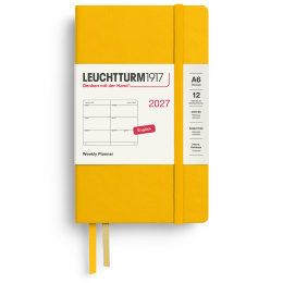 Kalender Weekly Planner 2027 A6 Sunflower i gruppen  Papir & Blokk / Kalendere / 12 md kalendere hos Pen Store (137482)