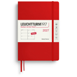 Kalender Weekly Planner 2027 A5 Cherry i gruppen  Papir & Blokk / Kalendere / 12 md kalendere hos Pen Store (137488)