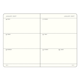Kalender Weekly Planner 2027 A5 Sunflower i gruppen  Papir & Blokk / Kalendere / 12 md kalendere hos Pen Store (137489)