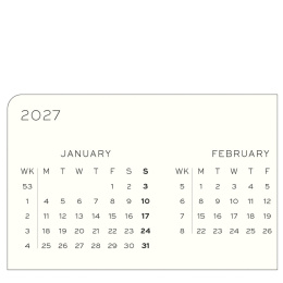 Kalender Weekly Planner & Notebook 2027 A5 Sunflower i gruppen  Papir & Blokk / Kalendere / 12 md kalendere hos Pen Store (137518)