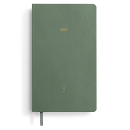 Kalender Quarterly Planner 2027 Shades of Green i gruppen  Papir & Blokk / Kalendere / 12 md kalendere hos Pen Store (137525)