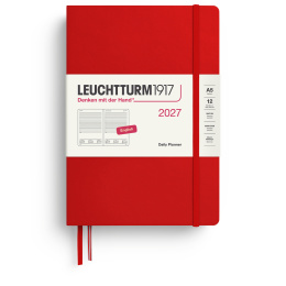 Kalender Daily Planner 2027 A5 Cherry i gruppen  Papir & Blokk / Kalendere / 12 md kalendere hos Pen Store (137528)