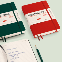 Kalender Daily Planner 2027 A6 Black i gruppen  Papir & Blokk / Kalendere / 12 md kalendere hos Pen Store (137533)