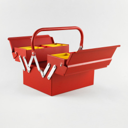 Toolbox Atena Red i gruppen Hobby & Kreativitet / Organisere / Oppbevaringsbokser hos Pen Store (137543)