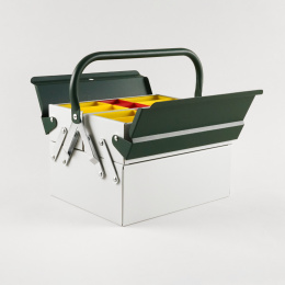 Toolbox Atena Grey/Green i gruppen Hobby & Kreativitet / Organisere / Oppbevaringsbokser hos Pen Store (137546)