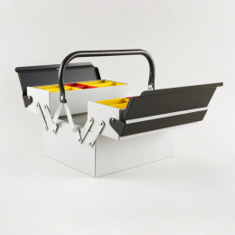 Toolbox Atena Grey/Black i gruppen Hobby & Kreativitet / Organisere / Oppbevaringsbokser hos Pen Store (137549)