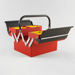 Toolbox Atena Red/Black i gruppen Hobby & Kreativitet / Organisere / Oppbevaringsbokser hos Pen Store (137550)