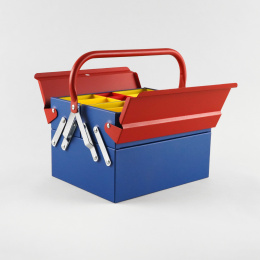 Toolbox Atena Blue/Red i gruppen Hobby & Kreativitet / Organisere / Oppbevaringsbokser hos Pen Store (137551)