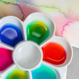 Gansai Tambi Aquarelle 5-set Granulating Colors 3 i gruppen Kunstnermateriell / Kunstnerfarge / Akvarellmaling / Akvarellmaling i kopp hos Pen Store (137569)