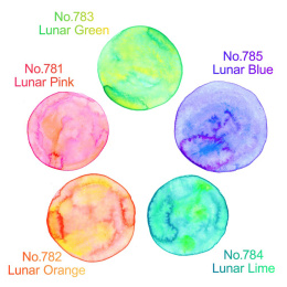 Gansai Tambi Aquarelle 5-set Granulating Colors 3 i gruppen Kunstnermateriell / Kunstnerfarge / Akvarellmaling / Akvarellmaling i kopp hos Pen Store (137569)