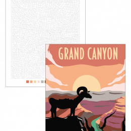 Color by Numbers: US National Parks i gruppen Hobby & Kreativitet / Bøker / Instruksjonsbøker hos Pen Store (137576)