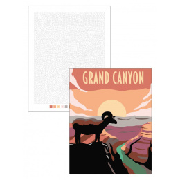 Color by Numbers: US National Parks i gruppen Hobby & Kreativitet / Bøker / Instruksjonsbøker hos Pen Store (137576)