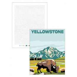 Color by Numbers: US National Parks i gruppen Hobby & Kreativitet / Bøker / Instruksjonsbøker hos Pen Store (137576)