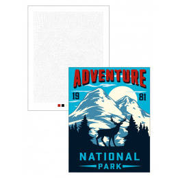 Color by Numbers: US National Parks i gruppen Hobby & Kreativitet / Bøker / Instruksjonsbøker hos Pen Store (137576)