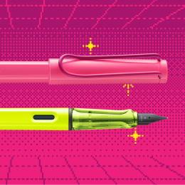 Safari Fyllepenn Neon Yellow i gruppen Penner / Fine Writing / Fyllepenner hos Pen Store (137577_r)