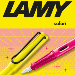 Safari Fyllepenn Neon Yellow i gruppen Penner / Fine Writing / Fyllepenner hos Pen Store (137577_r)