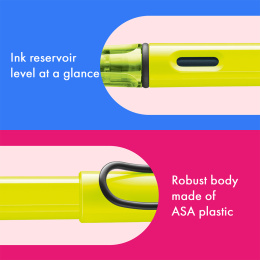 Safari Fyllepenn Neon Yellow i gruppen Penner / Fine Writing / Fyllepenner hos Pen Store (137577_r)