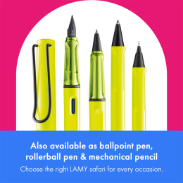 Safari Fyllepenn Neon Yellow i gruppen Penner / Fine Writing / Fyllepenner hos Pen Store (137577_r)