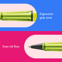Safari Rollerball Neon Yellow i gruppen Penner / Fine Writing / Rollerballpenner hos Pen Store (137581)