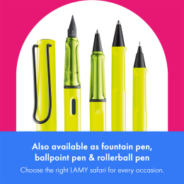 Safari Mekanisk blyant 0.5 Neon Yellow i gruppen Penner / Skrive / Trykkblyanter hos Pen Store (137582)