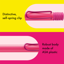 Safari Kulepenn Neon Pink i gruppen Penner / Fine Writing / Kulepenner hos Pen Store (137586)
