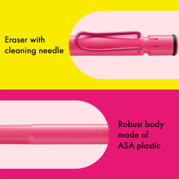 Safari Mekanisk blyant 0.5 Neon Pink i gruppen Penner / Skrive / Trykkblyanter hos Pen Store (137588)
