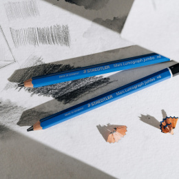 Blyant Mars Lumograph Jumbo i gruppen Penner / Skrive / Blyanter hos Pen Store (137592_r)