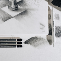 Kullblyant Mars Lumograph i gruppen Kunstnermateriell / Kritt og blyanter / Kullpenner og kull hos Pen Store (137598_r)