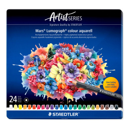 Akvarellblyanter Mars Lumograph 24-sett i gruppen Penner / Kunstnerpenner / Akvarellblyanter hos Pen Store (137605)