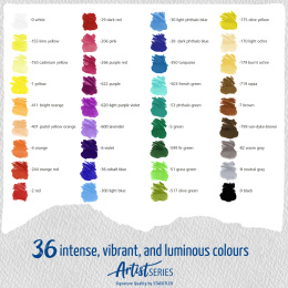 Aquarellstifte Mars Lumograph 36er-Set i gruppen Penner / Kunstnerpenner / Akvarellblyanter hos Pen Store (137607)
