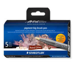 Pigment Arts Big Brush Pen 5-sett Portrait i gruppen Penner / Kunstnerpenner / Penselpenner hos Pen Store (137630)