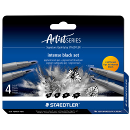 Pigment Arts Intense Black 4-sett i gruppen Penner / Kunstnerpenner / Tusjpenner hos Pen Store (137634)