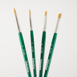Syntetiske pensler Universal 4-sett i gruppen Kunstnermateriell / Pensler / Akrylpensler hos Pen Store (137637)