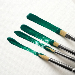 Syntetiske pensler Universal 4-sett i gruppen Kunstnermateriell / Pensler / Akrylpensler hos Pen Store (137637)