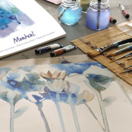 Montval Akvarellblokk  A6 CP 300g i gruppen  Papir & Blokk / Artistblokk / Akvarellpapir hos Pen Store (137660)