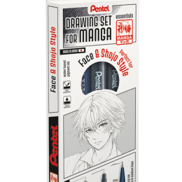Drawing Set Manga Face & Shojo i gruppen Penner / Kunstnerpenner / Fineliners hos Pen Store (137666)