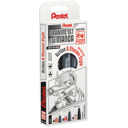 Drawing Set Manga Action & Shonen i gruppen Penner / Kunstnerpenner / Fineliners hos Pen Store (137667)