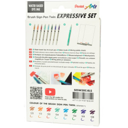 Brush Sign Pen Twin Expressive Set i gruppen Penner / Kunstnerpenner / Penselpenner hos Pen Store (137668)