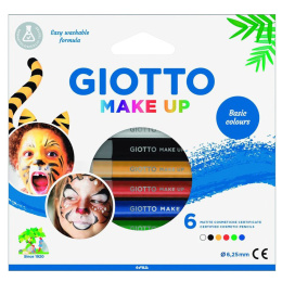 Ansiktsminkblyanter Make Up Classic 6-pakning i gruppen Kids / Barnehåndverk og maling / Ansiktsmaling hos Pen Store (137670)